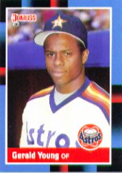 1988 Donruss Baseball Cards    431     Gerald Young
